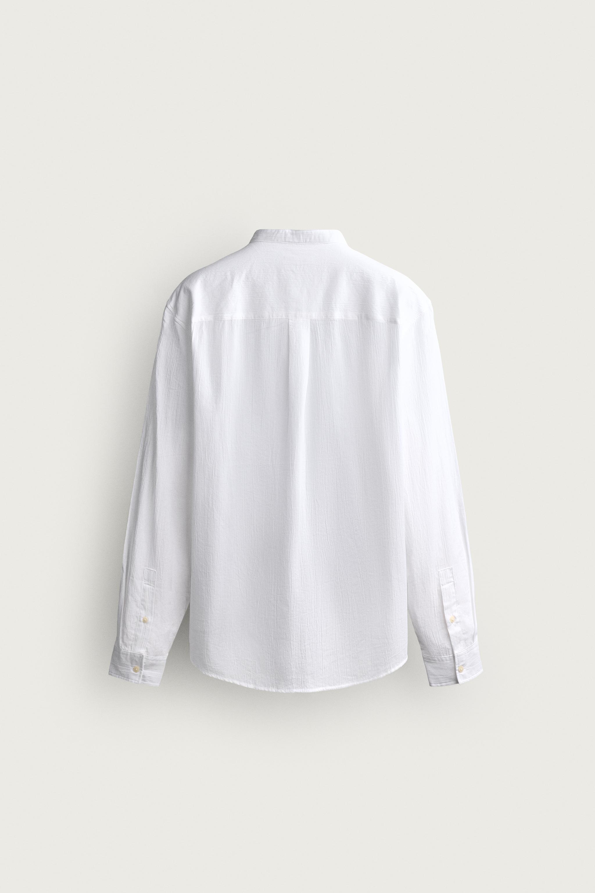 CHEMISE POLO EFFET FROISSÉ